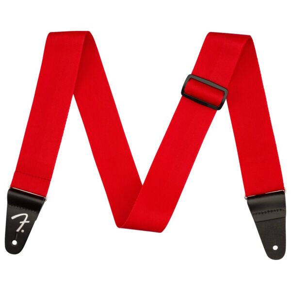 KAIŠ FENDER 2_ BLK POLY STRAP RED-0990662025